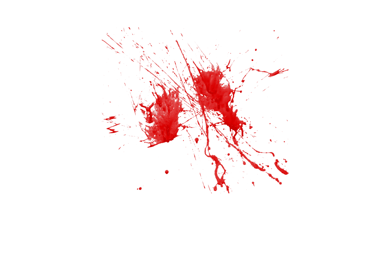 background overlay image of blood splatter